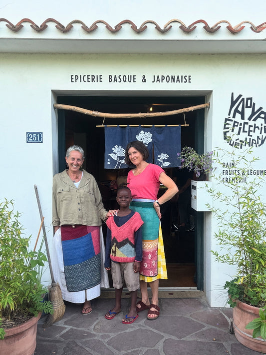 Tablier « Maékaké » avec nos chers amis de chez Sea.