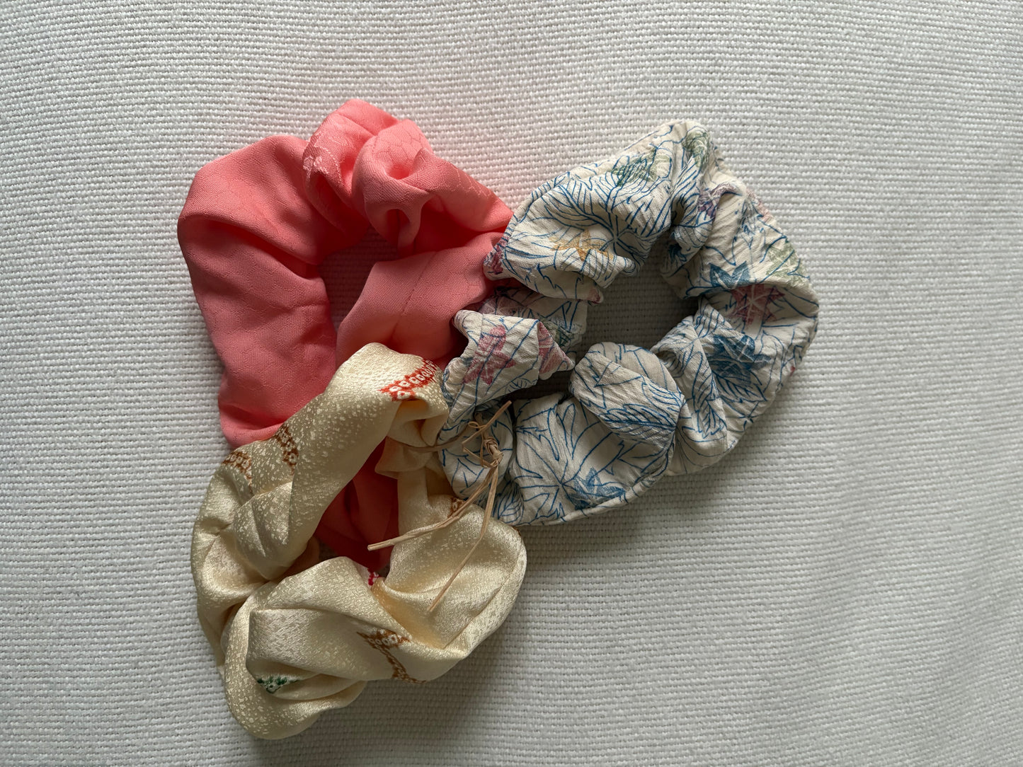 Kimono upcycle, Chouchou fait main