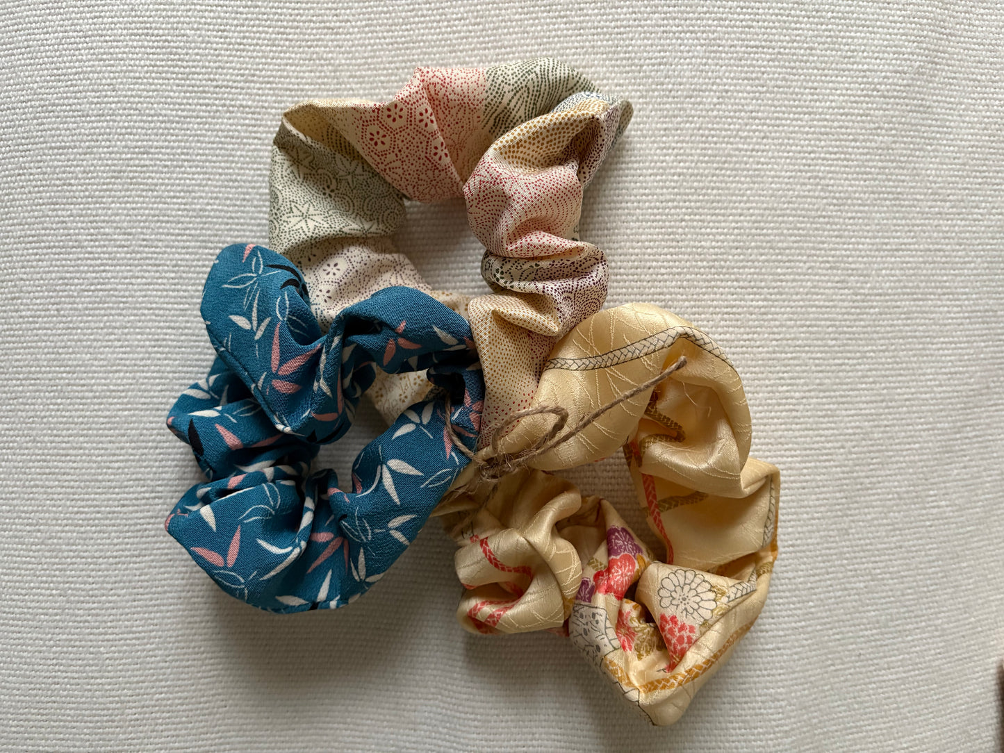 Kimono upcycle, Chouchou fait main