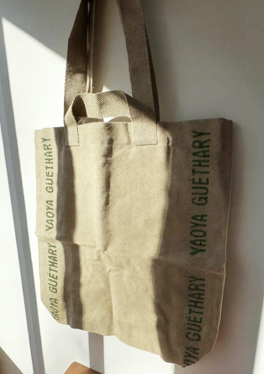 SAC EN LIN,  YAOYA, fabrication française artisanale, Nouvelle couleur Kaki Vert